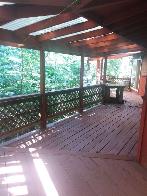 Front deck leading to Master bedroom