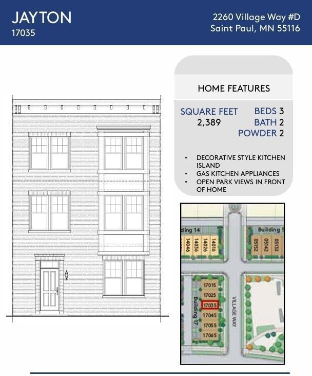 Elevation, Home Features & Plat Map