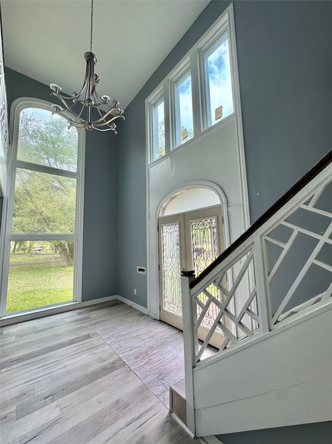 side view of front entry