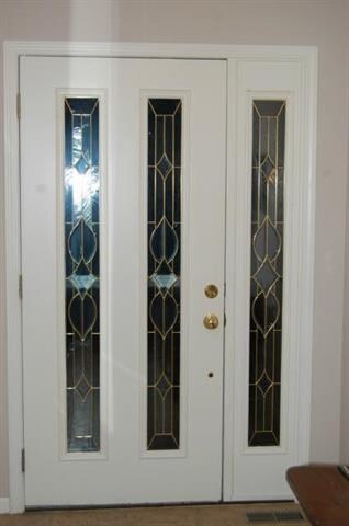 Front Door has beautiful detail