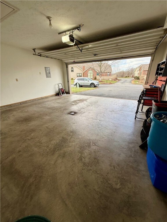 Exiting through garage