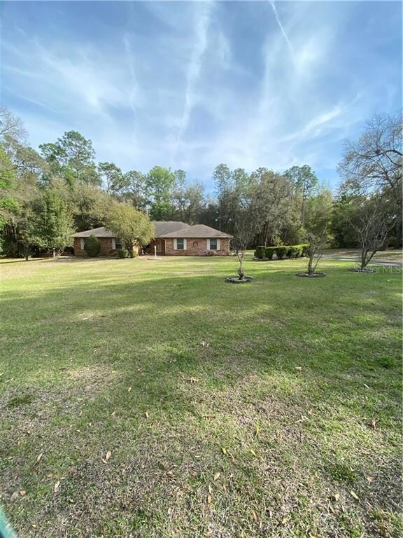 Large front yard