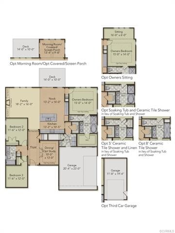 FIRST FLOOR - This home includes the tray ceiling 