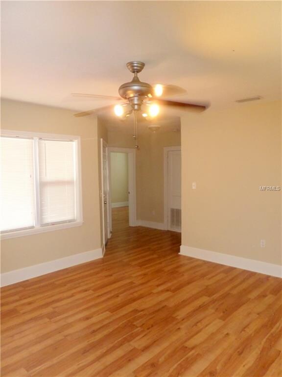 View from living room looking towards entry foyer 