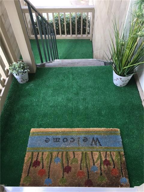 View of Front Door to Stair Landing