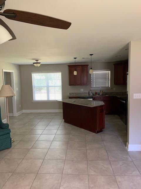 OPEN LIVING RM & KITCHEN