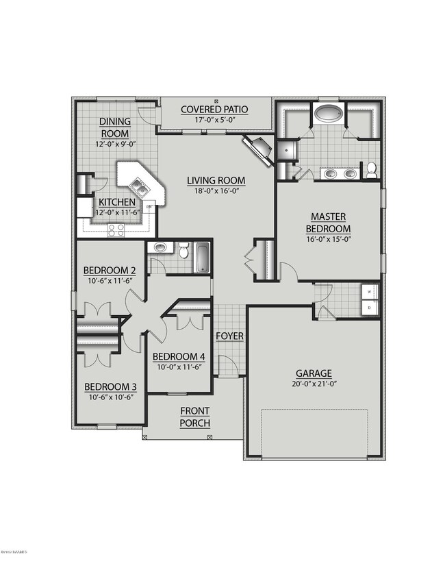 Redwood A III - Floor Plan
