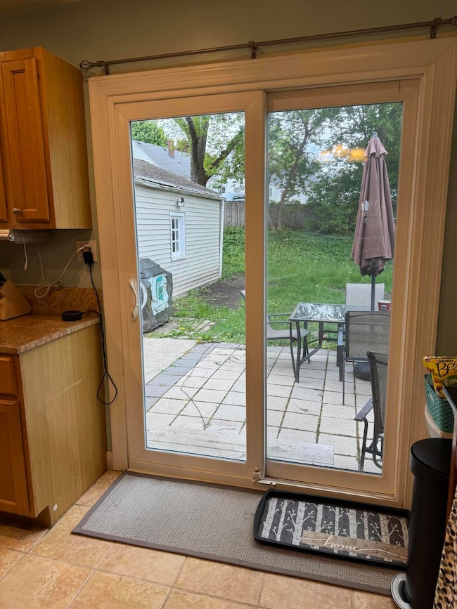 Patio Doors Leading to patio/rear yard