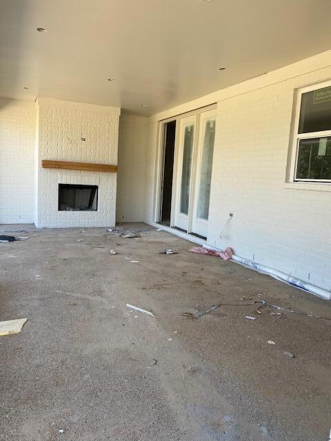 Backporch w/ Fireplace