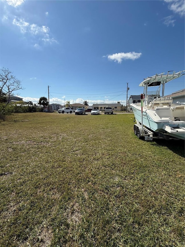 View looking West from back of the lot