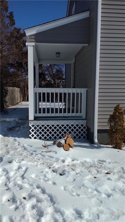 Side porch
