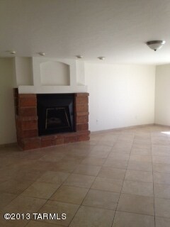 Family room fireplace