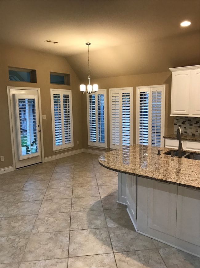 Informal dining area.