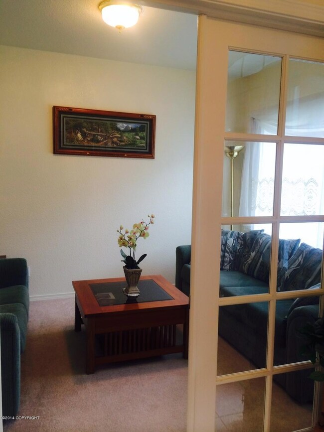 Den / Office With French doors