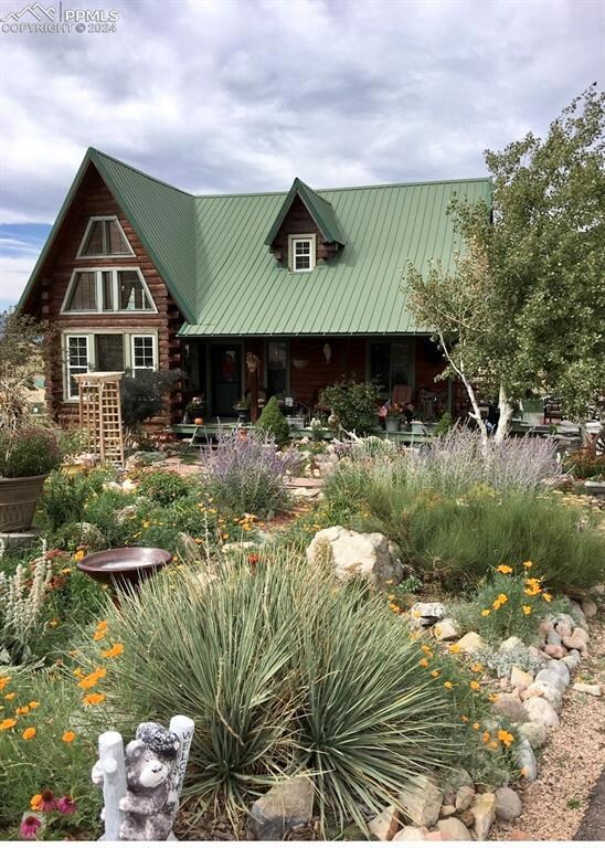 View of front of house- summer