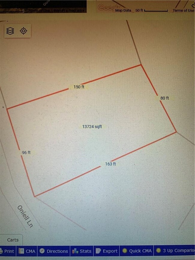 Lots of street frontage, great building lot!