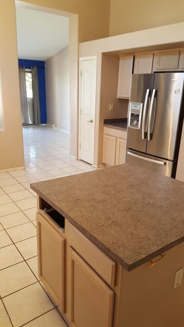 Additional Cabinets & SS Refrigerator