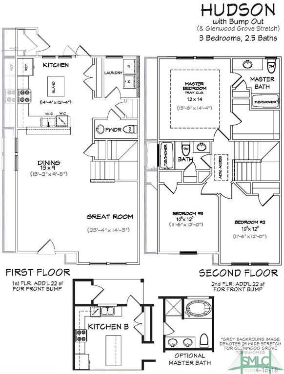 Rendering only. This home will not have the left s