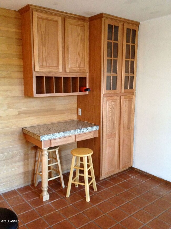 Desk in Kitchen