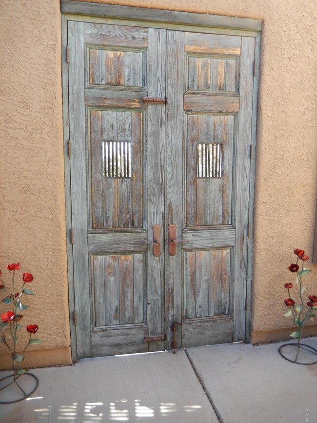 Entry to courtyard