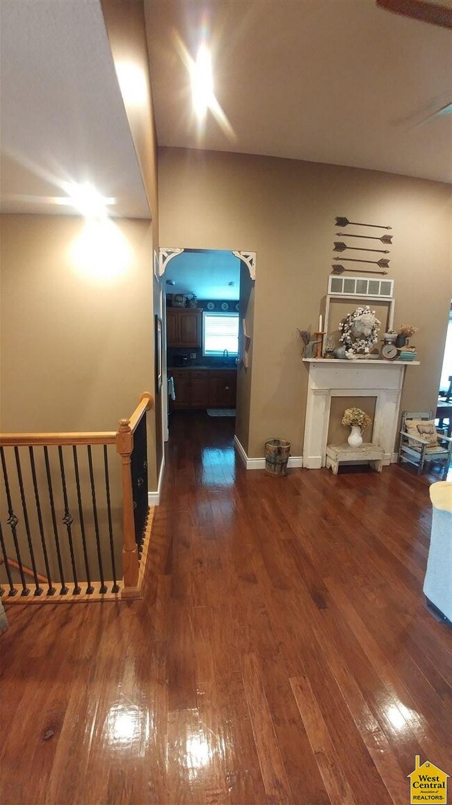 Living Area leading into Kitchen