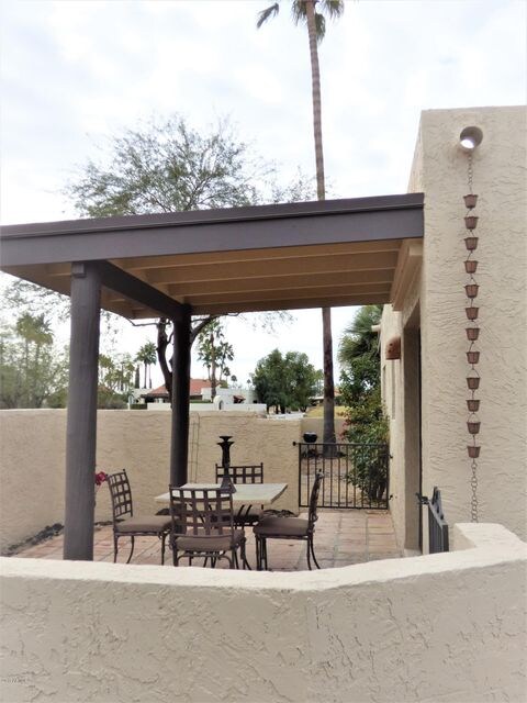 East Mountain View Patio off Kitchen
