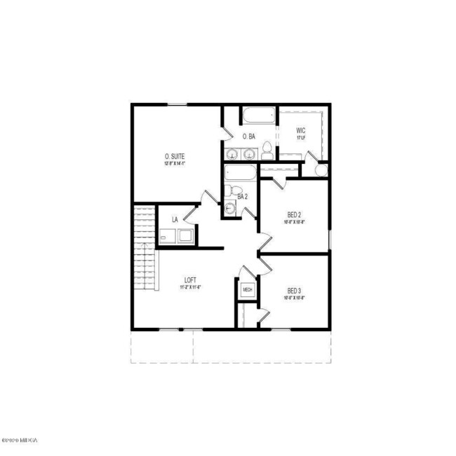 1602 2-Car - Floor Plan - BROCHURE - GRP