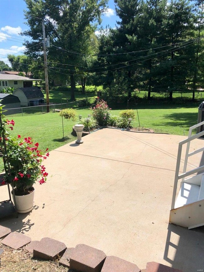 Oversized 14'x20' patio is just off the kitchen an