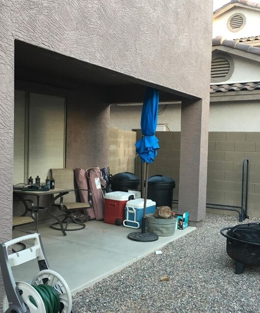 Covered patio