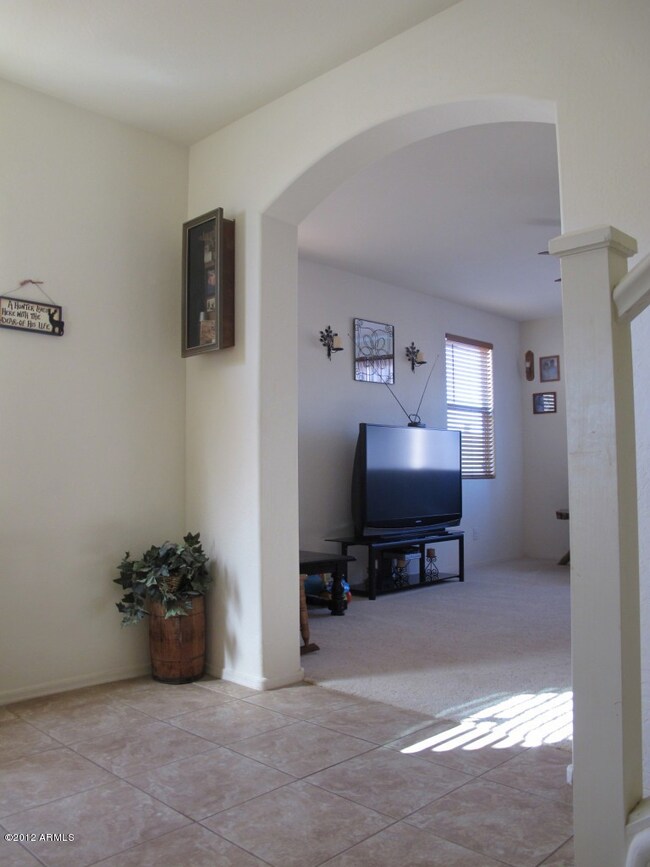 Entryway and Living Room