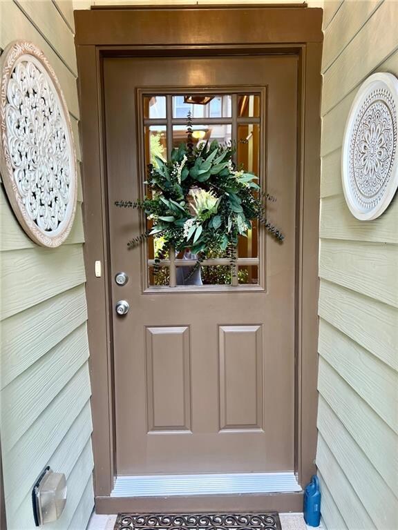 Welcoming Front entrance