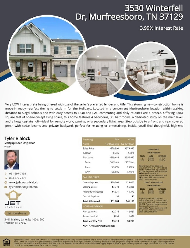 3530 Winterfell Dr, Murfreesboro, TN 37129 - photo 2