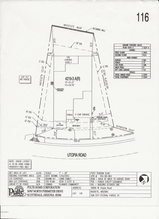 Plot plan