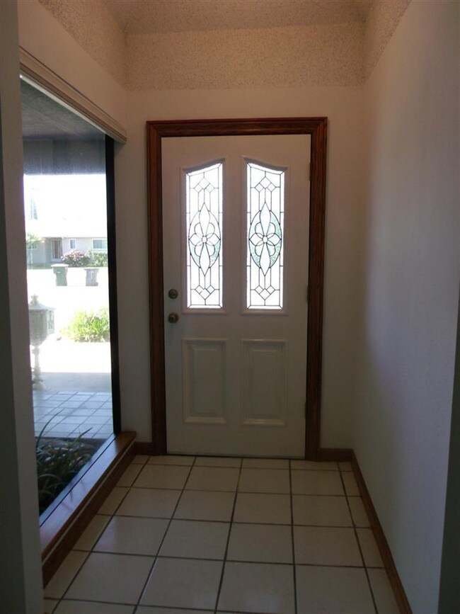 Open airy garden entry.