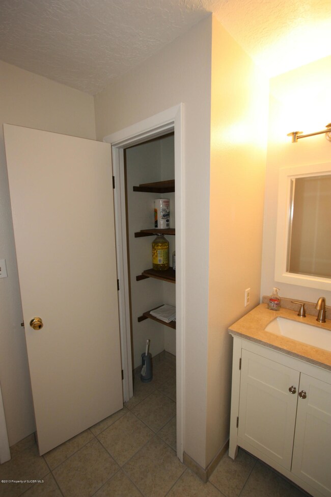 Storage in second Bathroom.