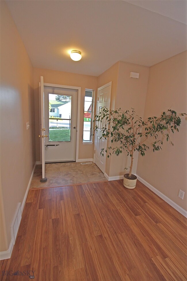 Front entry, with Art Space and closet
