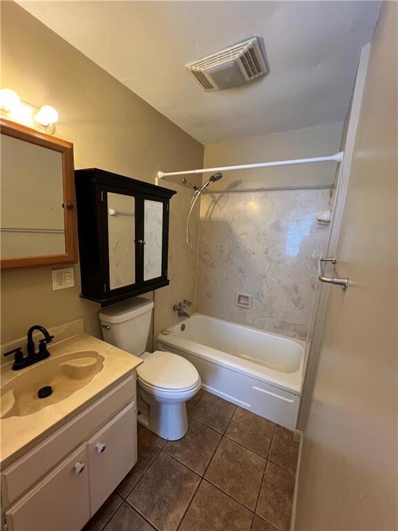 Full bathroom with tub