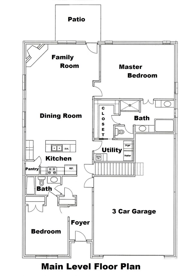 Main Level Floor Plan