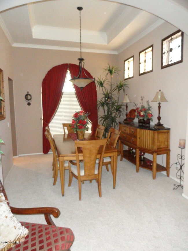 Formal dining area