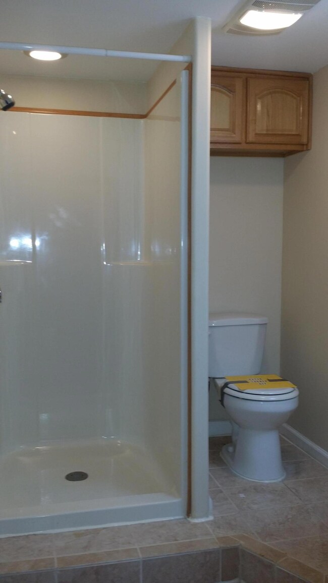 Walk-in shower...