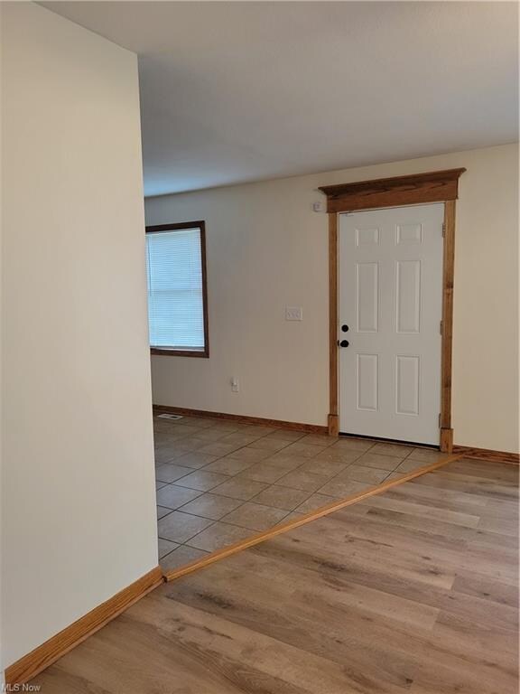 Front foyer as seen from living room.