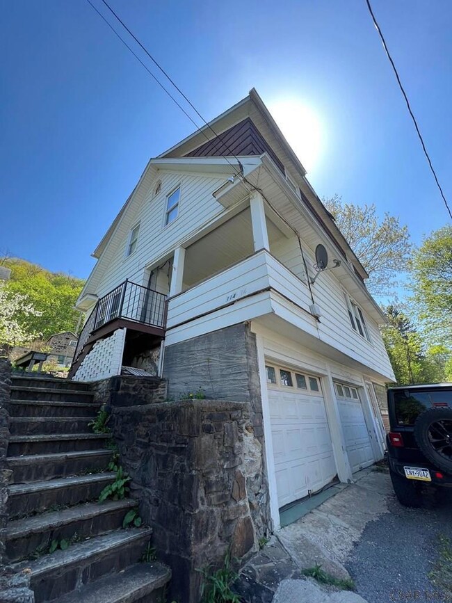 Rear of home and right side