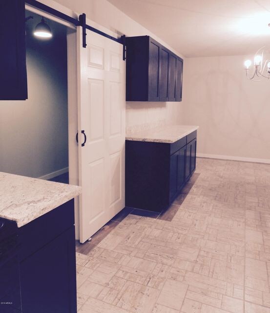 Kitchen to Laundry barndoor