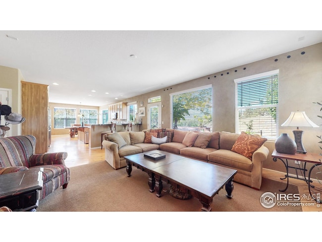 Windowed Living Room / Kitchen