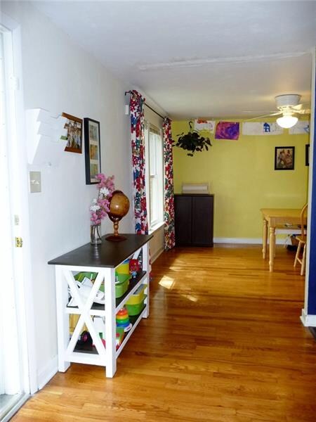 Note the lovely hardwood flooring throughout the f