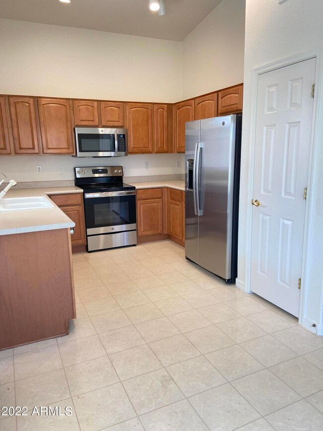 Kitchen with new appliances
