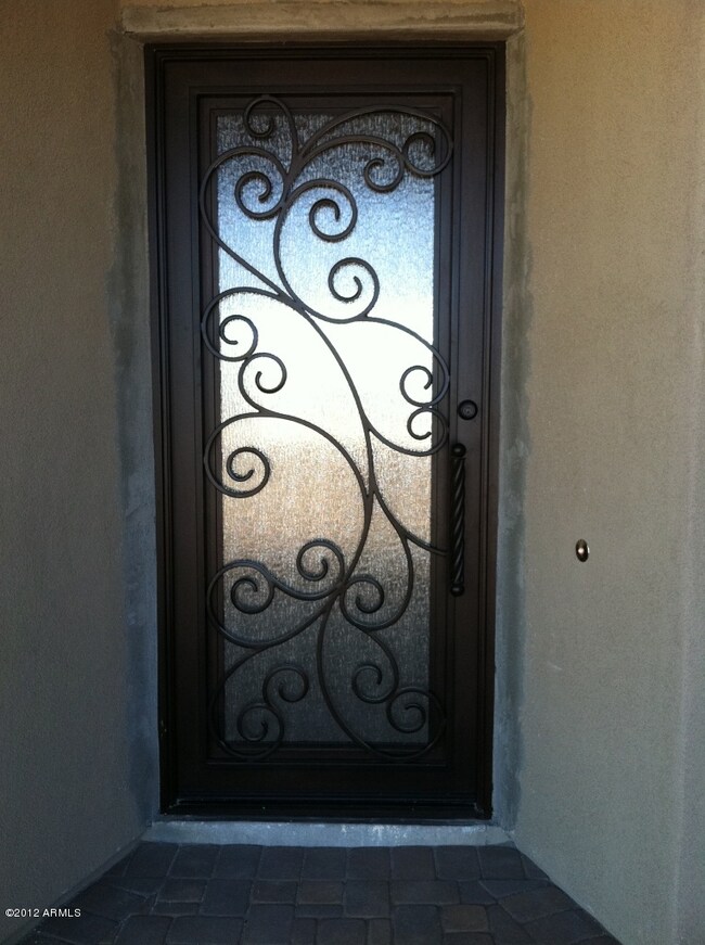 Entry Door being installed 5 12