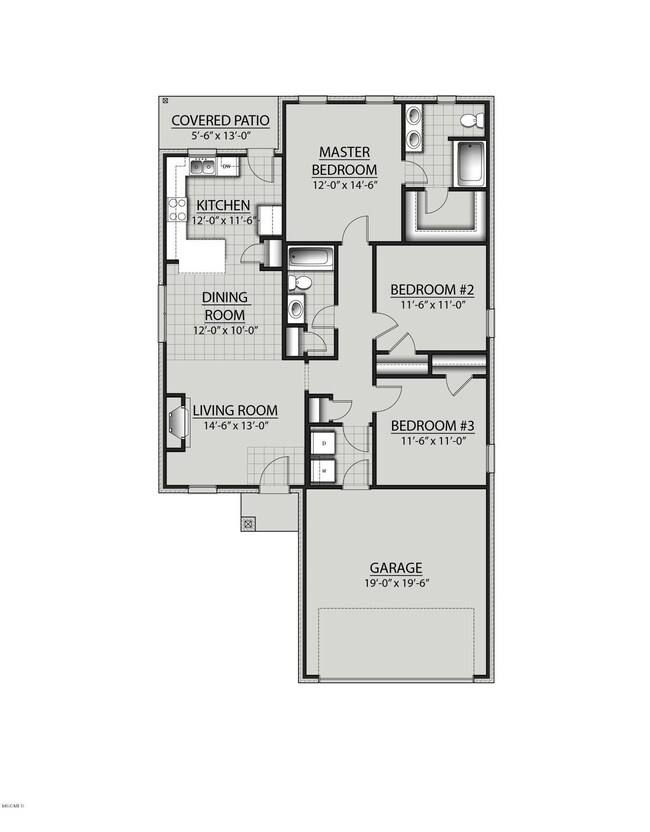 Cayce A III - Floor Plan