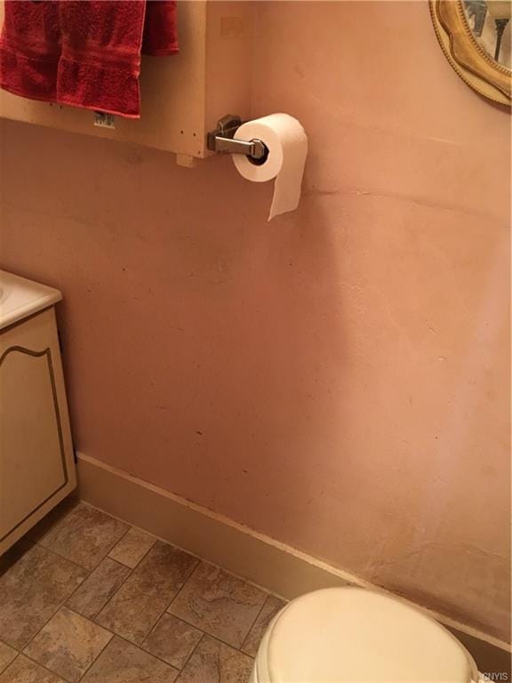 first floor half bath