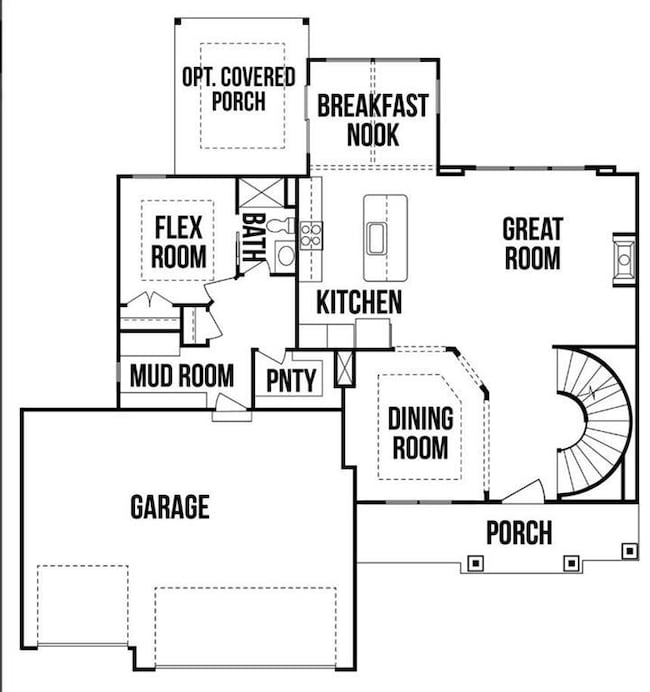 Main floor layout